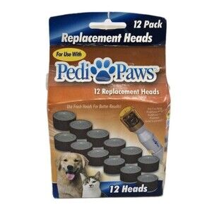 4 (Not 12) Pedi Paws Replacement Heads for Use With PediPaws & PediPaws Platinum